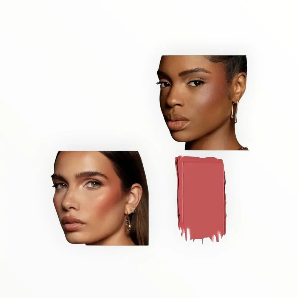 Morphe Huephoric Rush 3-in-1 (Cheek, Lip, Eye) Silk Blush Shade Hypnotized NEW